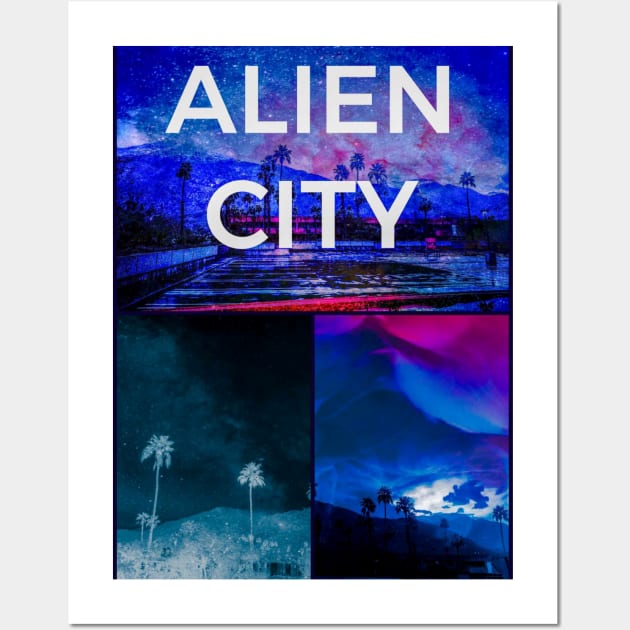 Cosmic City Poster Wall Art by NIZAM RECORDS 